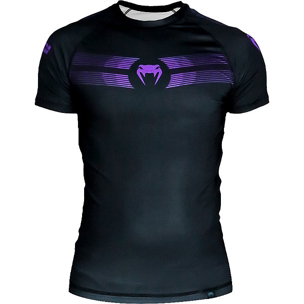 Rashguard Venum No Gi 4 Preto e Roxo Masculino