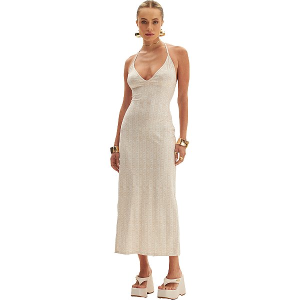 Vestido Super Midi Easy Lança Perfume VE24 Caramelo Feminino