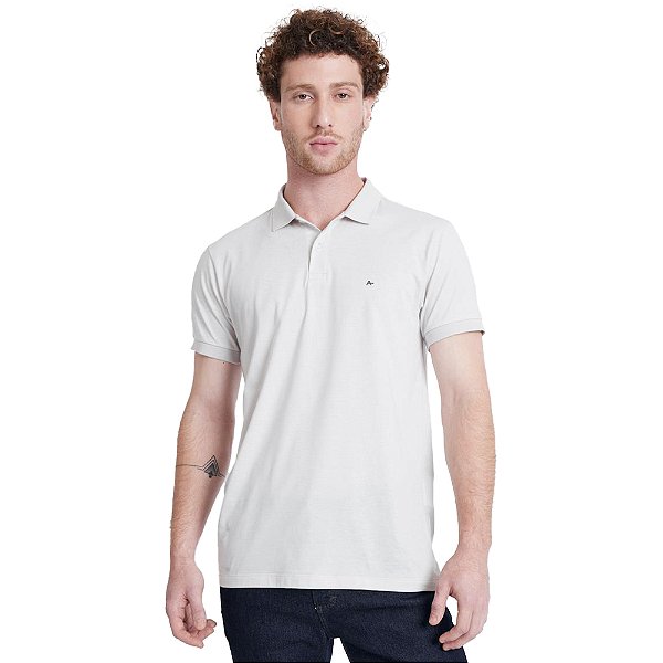 Camisa Polo Aramis Listrada IN23 Cinza Masculino