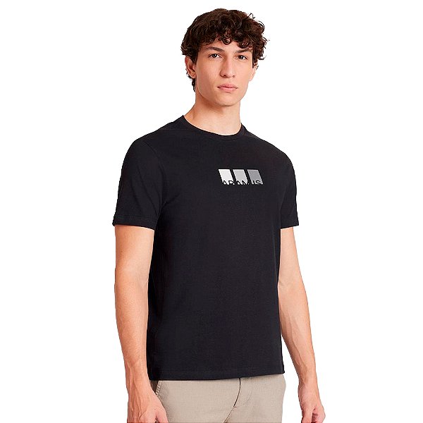 Camiseta Aramis Blocos IN23 Preto Masculino