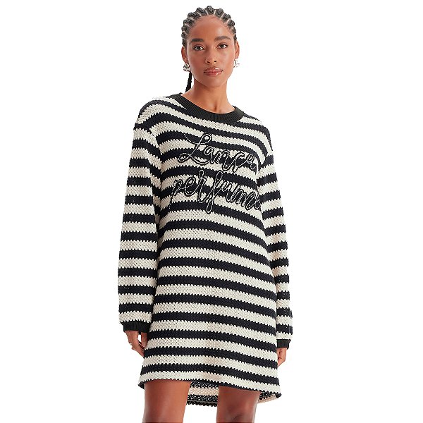 Vestido Lança Perfume Oversized VE24 Off White Feminino