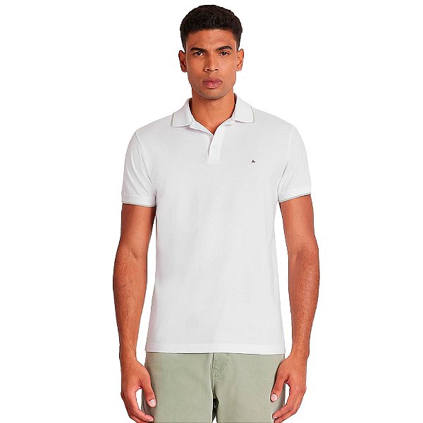Camisa Polo Aramis Classic VE24 Branco Masculino