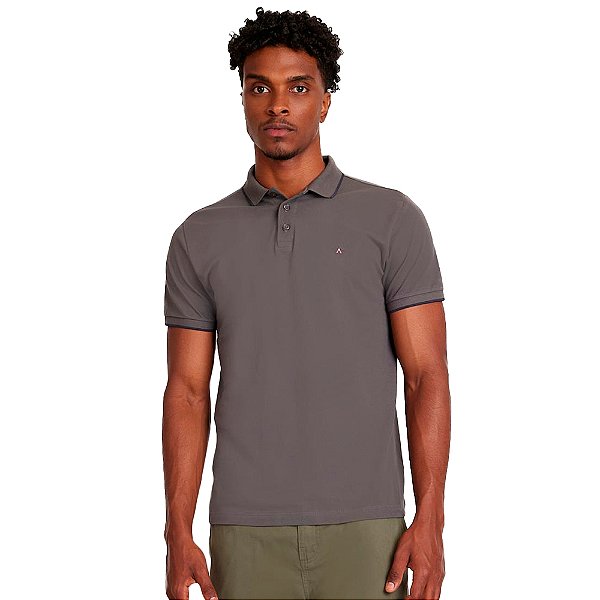 Camisa Polo Aramis Classic VE24 Grafite Masculino