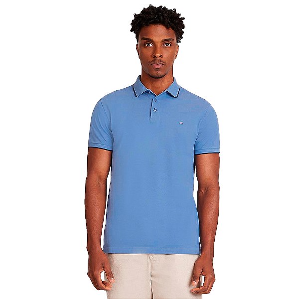 Camisa Polo Aramis Classic VE24 Azul Masculino