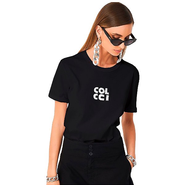 Camiseta Colcci Boy PR24 Preto Feminino