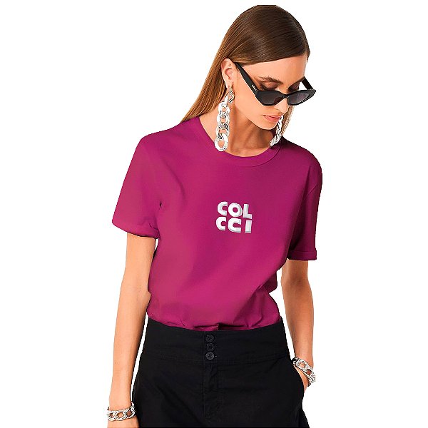 Camiseta Colcci Boy PR24 Rosa Feminino