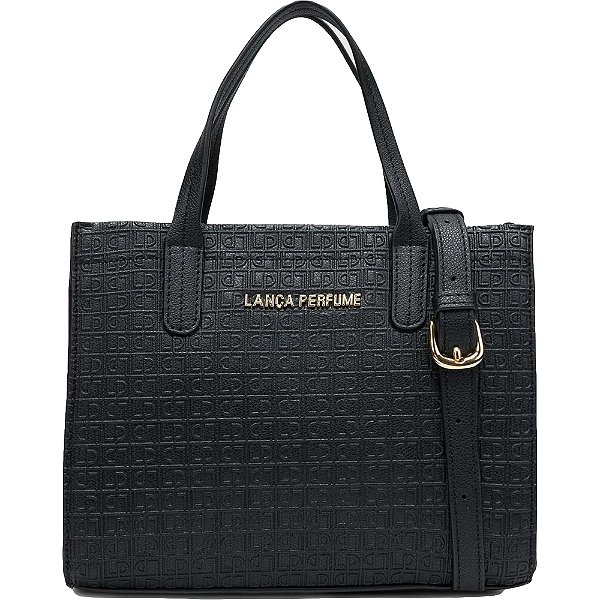 Bolsa Tote Lança Perfume Frequencia VE24 Preto Feminino