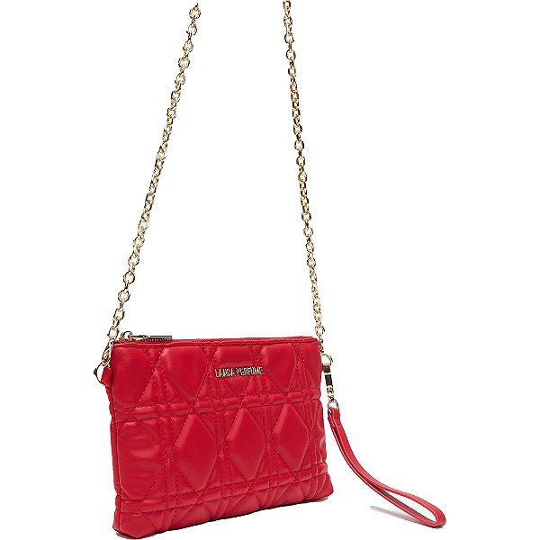 Bolsa Crossbody Lança Perfume Matelasse VE24 Vermelho Feminino
