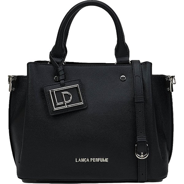 Bolsa Tote Lança Perfume Charm VE24 Preto Feminino