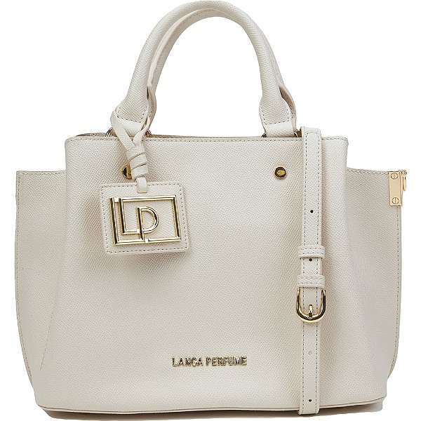 Bolsa Tote Lança Perfume Charm VE24 Off White Feminino