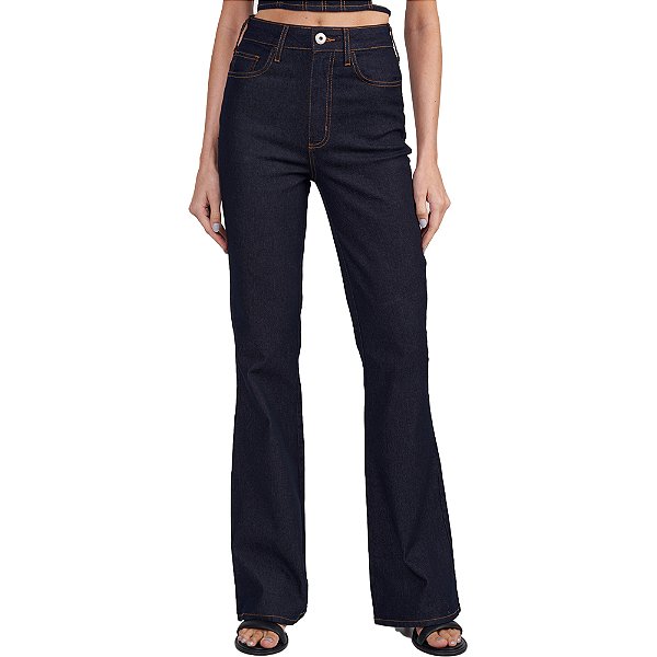 Calça Jeans Colcci Bruna Flare P24 Azul Feminino