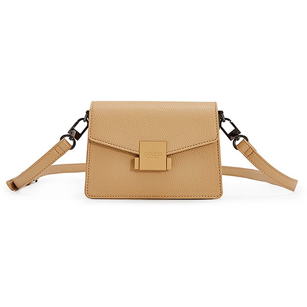 Bolsa Crossbody Colcci Square P24 Bege Feminino
