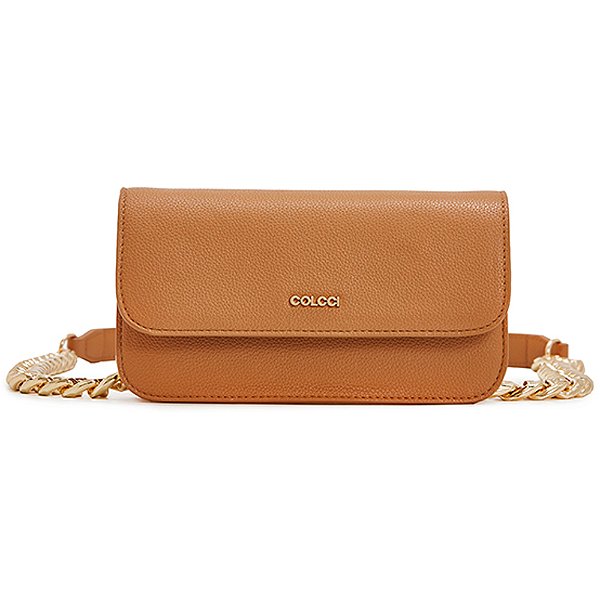 Bolsa Crossbody Colcci Chain P24 Marrom Feminino