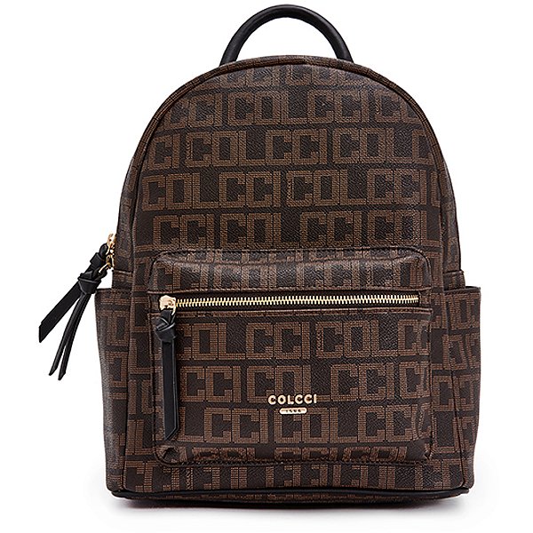 Mochila Colcci Logomania 15 Litros P24 Marrom Feminino