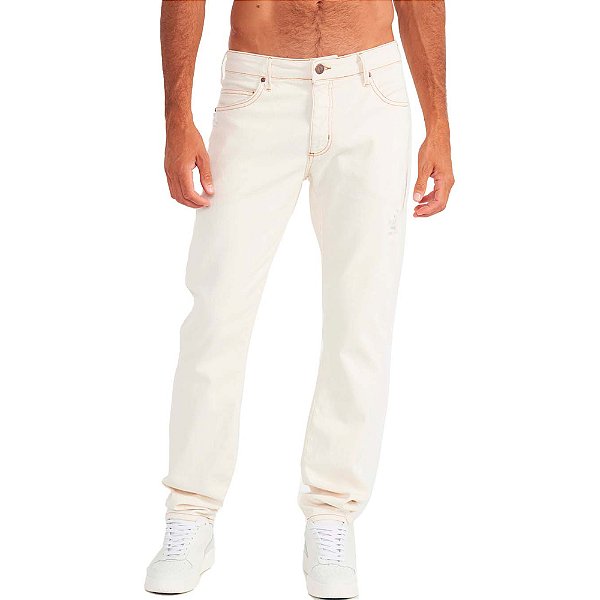 Calça Colcci John Reta P24 Off White Masculino