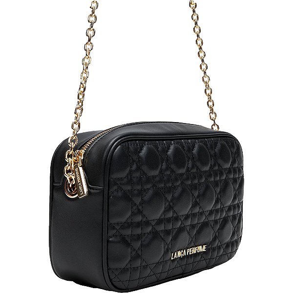 Bolsa Crossbody Lança Perfume Monograma VE24A Preto Feminino