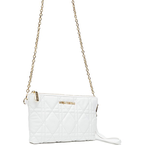 Bolsa Crossbody Lança Perfume Matelasse VE24 Branco Feminino