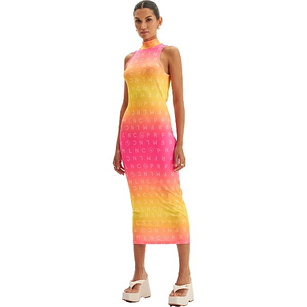 Vestido Easy Lança Perfume Super Midi VE24 Rosa Feminino