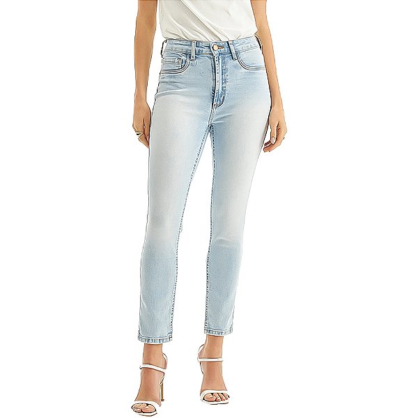 Calça Jeans Skinny Lança Perfume Héstia VE24A Azul Feminino