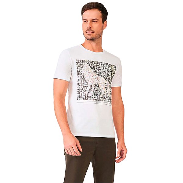 Camiseta Acostamento Cap P24 Branco Masculino