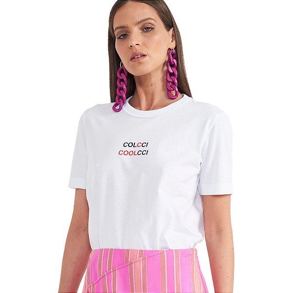 Camiseta Colcci COOLCCI P24 Branco Feminino