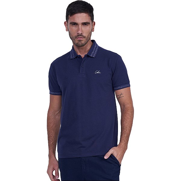 Camisa Polo Colcci Modern P24 Marinho Masculino
