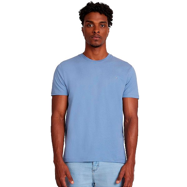 Camiseta Aramis Básica VE24 Azul Masculino - Attemporal Boutique