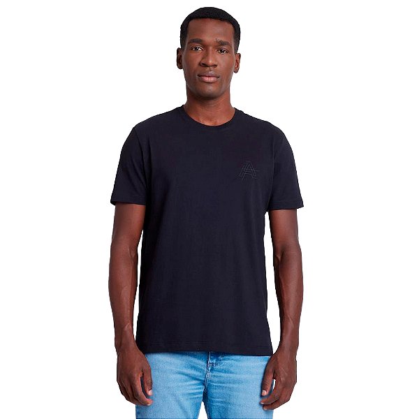 Camiseta Aramis Logo Arestas VE24 Preto Masculino