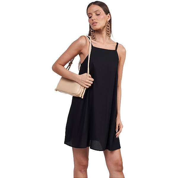 Vestido Curto Colcci Comfort P24 Preto Feminino