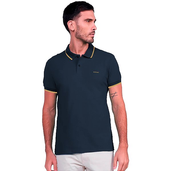 Camisa Polo Colcci Line P24 Marinho Masculino