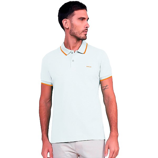 Camisa Polo Colcci Line P24 Branco Masculino