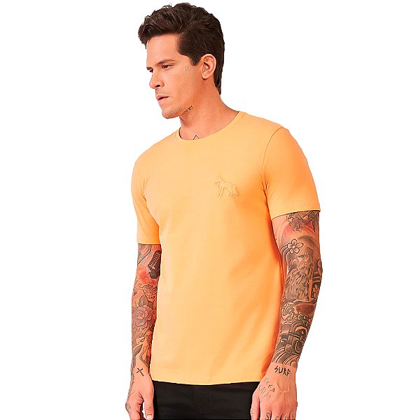 Camiseta Acostamento Casual VE24 Amarelo Masculino