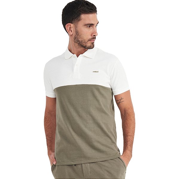 Camisa Polo Colcci Colors P24 Branco Masculino