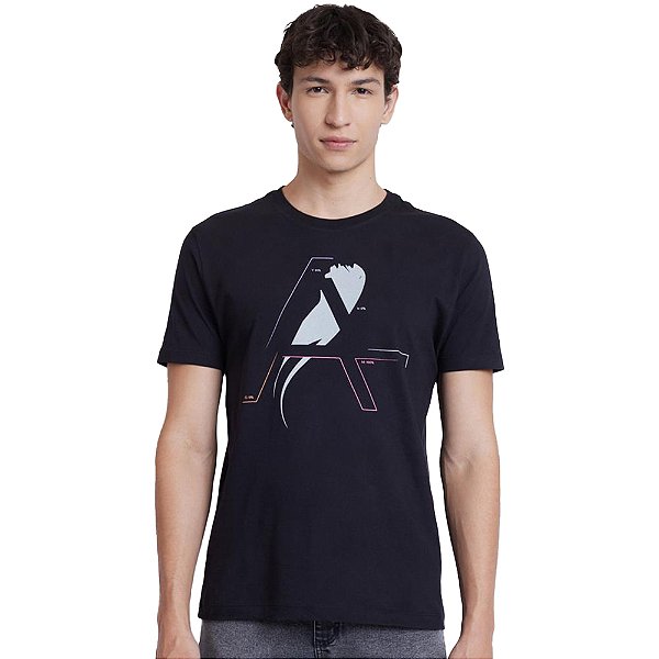 Camiseta Aramis Pincelada VE24 Preto Masculino
