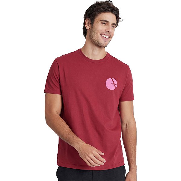 Camiseta Aramis Mini Circle VE24 Bordô Masculino