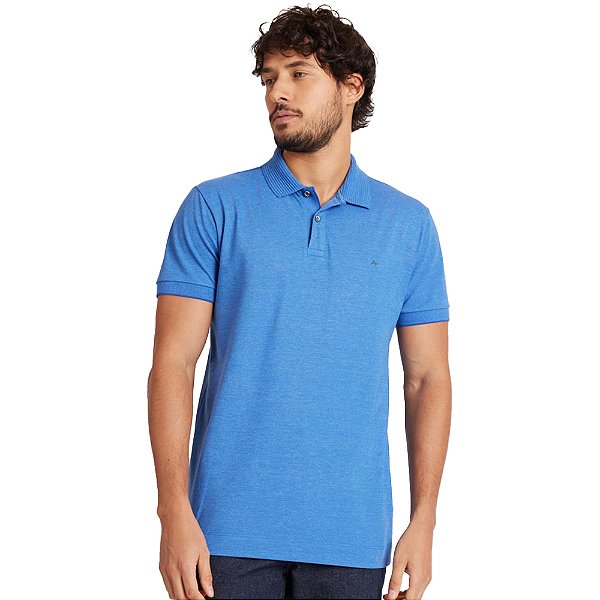 Camisa Polo Aramis Piquet VE24 Azul Masculino