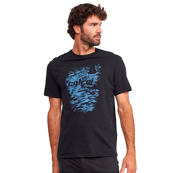 Camiseta Colcci Estampado VE24 Preto Masculino