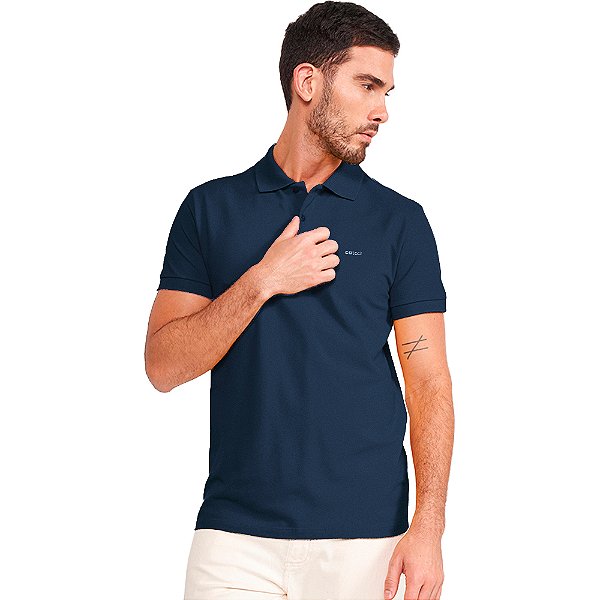 Camisa Polo Colcci Classic VE24 Marinho Masculino