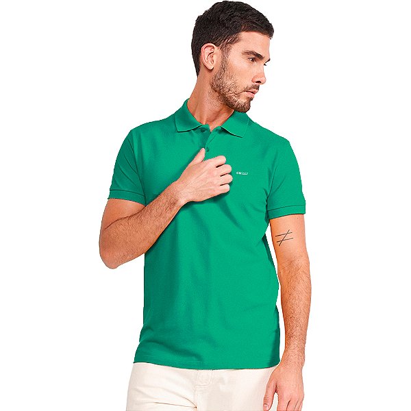 Camisa Polo Colcci Classic VE24 Verde Gatone Masculino