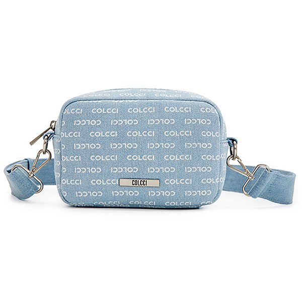 Bolsa Crossbody Colcci Jeans Logo VE24 Azul Indigo Feminino