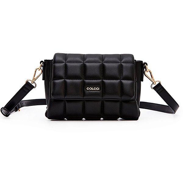 Bolsa Crossbody Colcci Pillow VE24 Preto Feminino