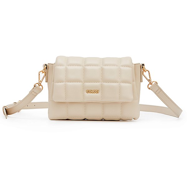 Bolsa Crossbody Colcci Pillow VE24 Off White Feminino