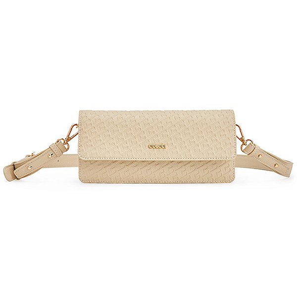 Bolsa Crossbody Colcci Signature VE24 Bege Feminino