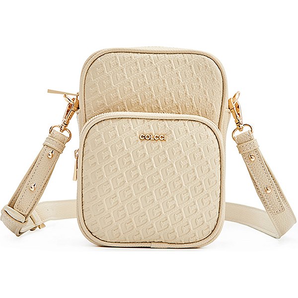 Bolsa Camera Bag Colcci Signature VE24 Bege Feminino