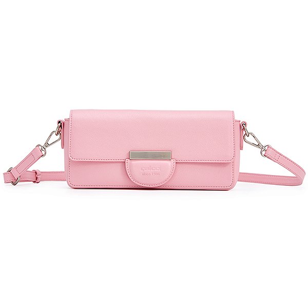 Bolsa Crossbody Colcci Metal VE24 Rosa Feminino