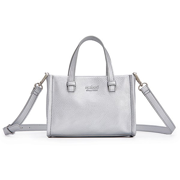 Bolsa Tote Colcci Metalizado VE24 Prata Feminino
