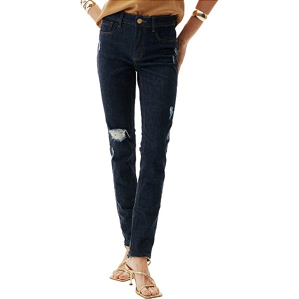 Calça Jeans Lança Perfume Nix Skinny AV24B Azul Feminino
