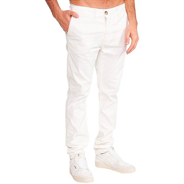 Calça Sarja Colcci Felipe Skinny VE24B Off White Masculino