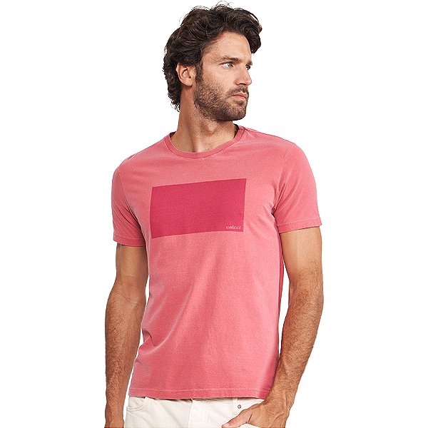 Camiseta Colcci Slim VE24 Vermelho Masculino