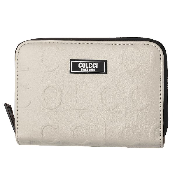 Carteira Mini Colcci Relevo VE24 Off White Feminino